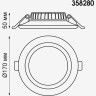 Встраиваемый светильник NOVOTECH JOIA 358280 NV-358280
